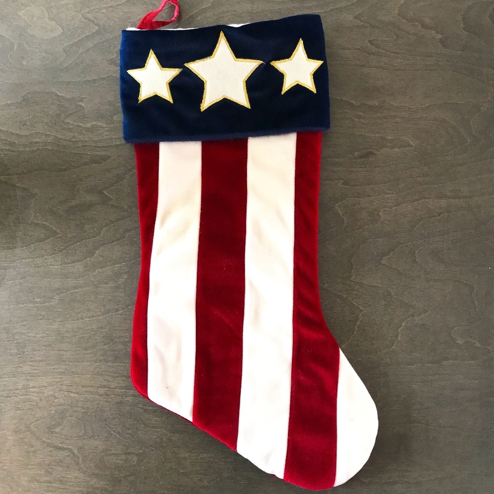 Christmas Stocking (Patriotic)